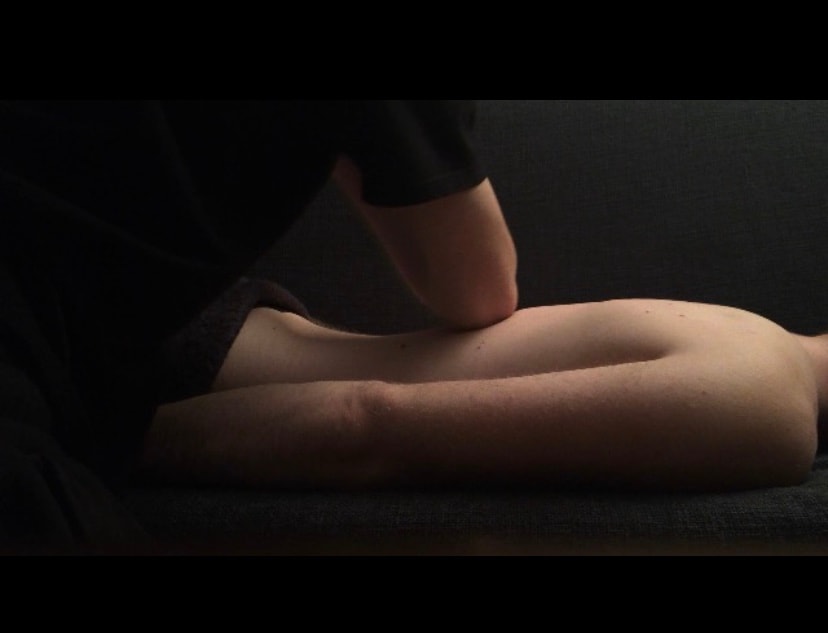 Massage therapy hands
